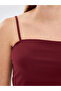 Vizyon New Season Square Collar Flat Strap Women's Cropped - 2