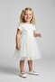 Tulle Girl's Dress with Stones on the Front - 5