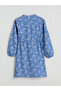 Lcw Comfort Blue Collared Floral Mini Dress - 7