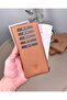 Genuine Leather Long Card Holder with Coin Compartment 2127 - 2