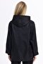 Women's Hooded Water and Windproof Pocketed Inside Raincoats, a Lined U Ultra Lightweight m Transitional Raincoat - 7