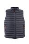 Men's Lined Windproof Regular Fit Navy Blue Inflatable Vest