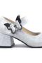 Winx Silver Glittery Butterfly Girl's Heeled Shoes - 8
