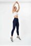 Women's Navy Blue Color Inside Fleece-Lined High Waist Shaping / Sculpting Tights - 5