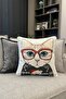Throw Pillow Cover Tapestry Woven - Decorative Double-Sided with Piping 45X45 cm - 4