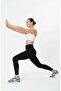 Women's Black Winter Raised High Waist Lifting Leggings - 8