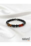 Original Virgo Zodiac Natural Stone Bracelet - Agate, Obsidian, Jasper