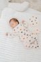 Unisex Baby Heart Patterned Natural 5-Piece Hospital Outfit Set