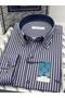 Slim Fit Long Sleeve Premium Thick Striped Collar Buttoned Gift Boxed Easy-Iron Men's Shirt F - 3