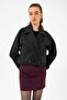 Double Breasted Short Trench Coat - 2