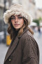 Russian Kalpak Hat Women's Fur Plush Winter Hat, Soft Textured, Warm Keeping Kalpak Model - 6