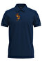 Outdoor Style Mountain Goat Chest Printed Regular Fit 100% Cotton Polo Neck T-Shirt
