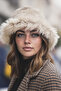 Russian Kalpak Hat Women's Fur Plush Winter Hat, Soft Textured, Warm Keeping Kalpak Model - 4