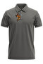Outdoor Style Mountain Goat Chest Printed Regular Fit 100% Cotton Polo Neck T-Shirt