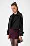 Double Breasted Short Trench Coat - 4