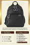 Women's 4 Compartment Parachute Fabric Travel Business School Backpack (30X24 cm) - 5