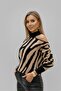 Women's Shoulder Detailed Patterned Knitwear Sweater (Color Options) - 2