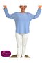 Italian Angora Soft Textured Lightweight Comfortable U-Neck Sweater