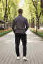 Men's Relaxed Smoked Tracksuit Set - 85752 - 3