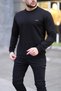 Bisiklet Yaka Basic Erkek Sweatshirt