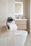 Round Adhesive Black Open Toilet Paper Holder Wc Paper Holder - 2