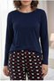 Women's Fleece Pajamas Winter with Elastic Waist -Sr0001 - 2