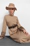 Sleeves Feather Kit Dress 40013