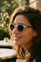 Unisex Clear Sunglasses with Polarized Lenses with Uv400 Protection 1367 C0001M