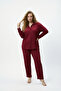 Wrap-Around Shirt Collar Buttoned Bottom Top Suit Suitable for Hijab 2XL 6XL - 2