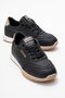 Virto Premium Black Beige Lace-Up Women's Sports Shoes