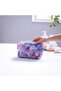 Makeup Bag, Cosmetic Bag, Quilted Bag, Floral Makeup Bag, Travel Bag - 3