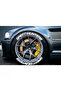 Motorcycle and Automobile Vehicle 3D Auto Tire Lettering Sticker Emblem Set - 6