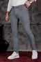 Men's Smoke Slim Fit Laser-Cut Stretch Fabric Jeans Pants - 2