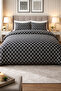 Double Patterned Duvet Cover Set (Without Sheets)