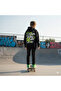 Boys' Hooded Printed Black Sweatshirt - with Pockets, Cotton, Comfortable - 3