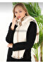 Women's Shawl / Scarf White Striped Plaid - Çe1003
