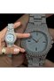 Metal Strap Stone Silver Color Women's Wristwatch - 4