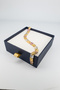 Leaf Shape Detailed Three Color Bracelet – Gold, Silver & Rose |   Sf Signature Series - 4