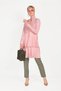 Scarf Collar Skirt Tunic 40492 - 2