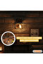 Rustic Rope Detailed Wooden Wall Sconce with Bendable Head Bohemian Lighting 3 Pieces - 2