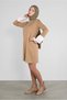 Slim Knitting Tunic with Volan 41072 - 2