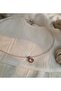 Pink Cat's Eye Natural Stone Pendant |   Soft Radiance - 4