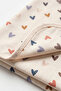 Heart Printed Double Layer Combed Cotton Newborn and Multi-Purpose 100% Cotton Baby Blanket - 3