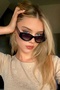 Amora Unisex Black New Season Popular Sunglasses