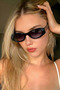Amora Unisex Black New Season Popular Sunglasses - 3