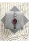 Minimal Vintage Burgundy Silver Women's Wristwatch - 3
