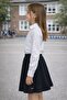 Girl's School Skirt Navy Blue - 6