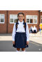 Girl's School Skirt Navy Blue - 2