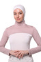 الياقة المدورة وأكمام طويلة - مسحوق - 5