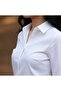 Classic Plain White Women's Shirt - 6